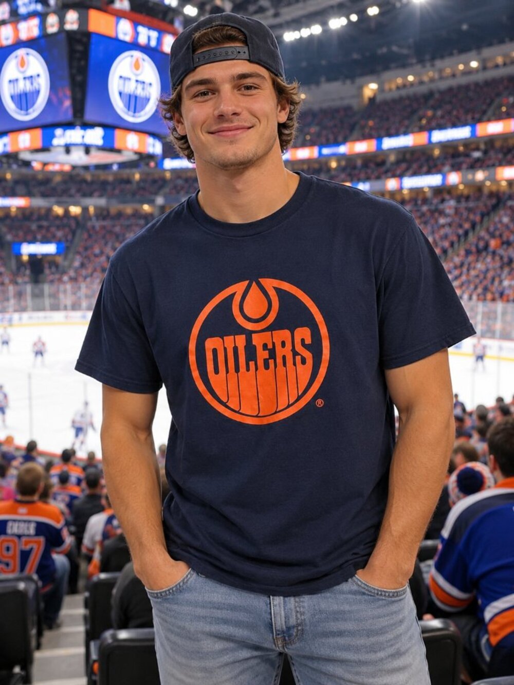 Mens NHL Edmonton Oilers TShirt - XL